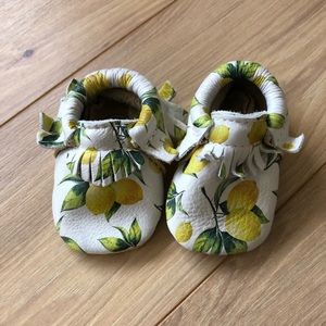 Lemon Freshly Picked Moccasins Size 1